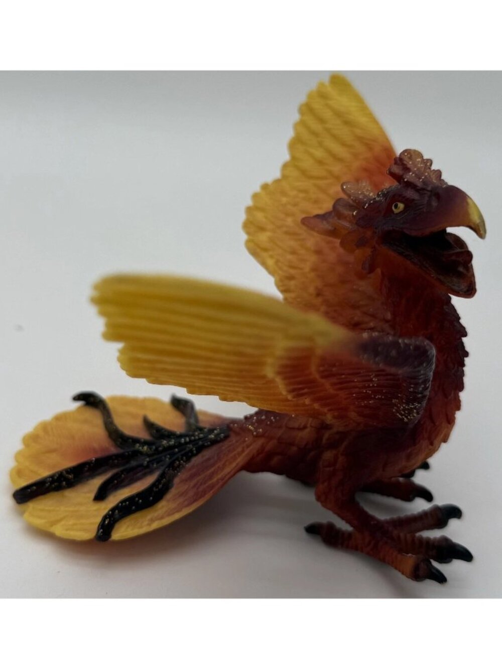 2004 Schleich Glittering Phoenix Figure Retired 70200 Ritter Fantasy Dragon
